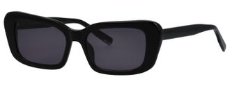 Tom Tailor Sonnenbrille TOM TAILOR Modell 676010, Damen, schwarz, leicht gl&auml;nzend, Sonnenbrillen Sonnenbrille, Form CatEye, Logoschriftzug auf B&uuml;gel, Kunststofff