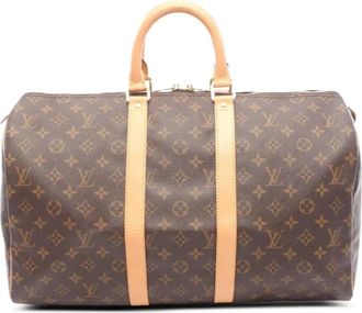 Louis Vuitton Borsa Keepall 45 Boston 2000 - Marrone