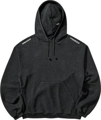 Umbro Lasered Masked Hoodie - Heren - Sportshirts - Zwart - L - Katoen - Fitness