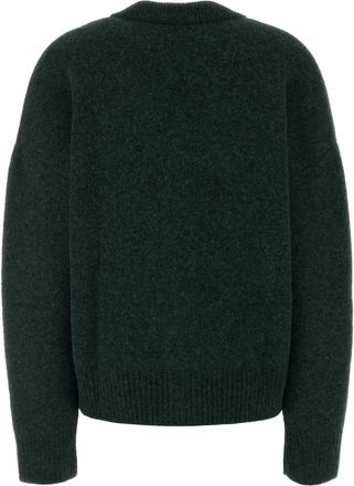 Ami Alpaca-Blend Knit Cardigan - Green