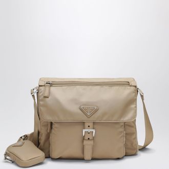 Prada Crossbody bag in camel Re-Nylon