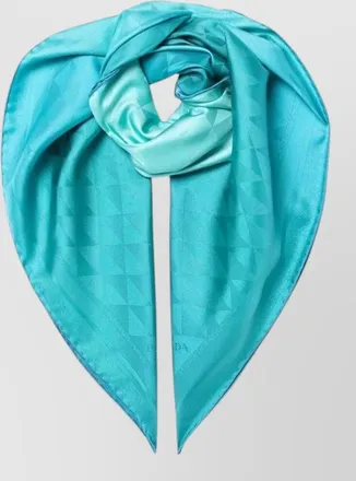 Prada printed twill scarf