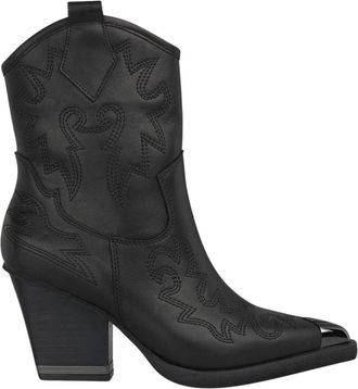 Alma En Pena Geborduurde cowboylaarzen - Dames - Cowboylaarzen - Zwart - 35 EU - Schoenen