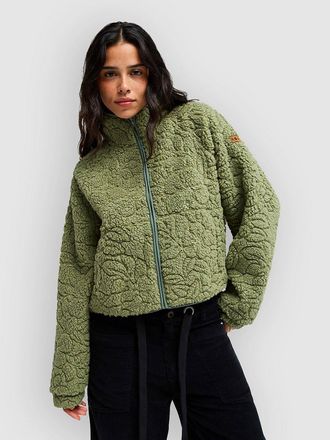 Roxy Blurry Cloud Fleece Jas groen