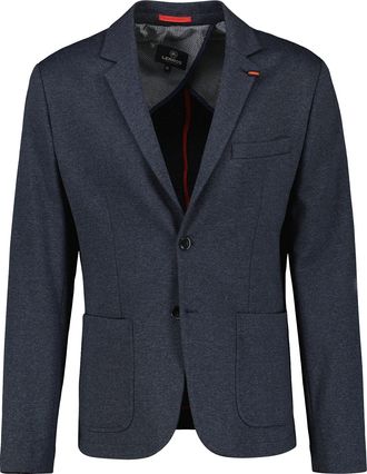Lerros Jerseysakko LERROS Jersey Sakko in &Uuml;bergr&ouml;ssen, Herren, Gr. 62, blau (classic navy), 75% Polyester, 22% Viskose, 3% Elasthan, Sakkos Jerseysakko
