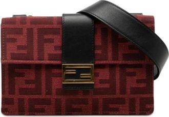 Fendi Pre-owned Borsa a tracolla in tela - - Pre-owned - Donna - Rosso - ONE SIZE