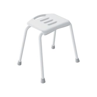 Spirella Taburete De Ba&ntilde;o Acero Inoxidable Blanco Spirella