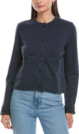 Splendid Terry Knit Collarless Jacket