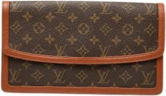 Louis Vuitton Pre-owned Pochette Dame GM - Dames - Vintage Clutch - Bruin - ONE Size - Leer - Vintage