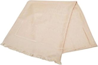 Bulgari Pre-owned Scarves, female, Beige, Size: ONE SIZE Pre-owned Vintage Scarf
