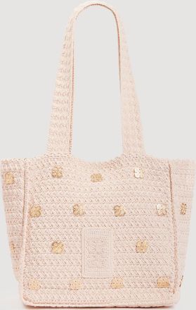 Sandro Crochet bag with tassels