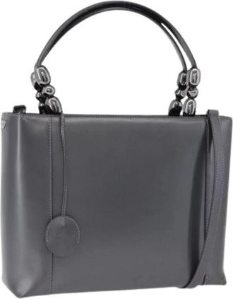 Dior Pre-owned Vintage Enamel Hand Bag - Dames - Vintage Handtas - Grijs - ONE Size - Vintage
