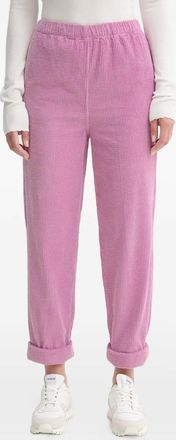 American Vintage Pantaloni elasticizzati Padow a coste - Rosa