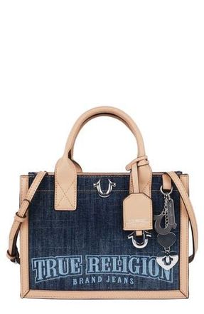 True Religion Bombe Denim Tote Bag in Dark Denim at Nordstrom Rack