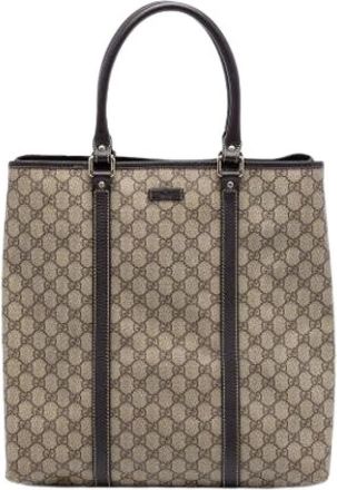 Gucci Pre-owned Tote Bags, female, Beige, Size: ONE SIZE Pre-owned Tote Bag