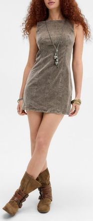 BDG Lilith Corduroy Minidress in Brown at Nordstrom, Size X-Small