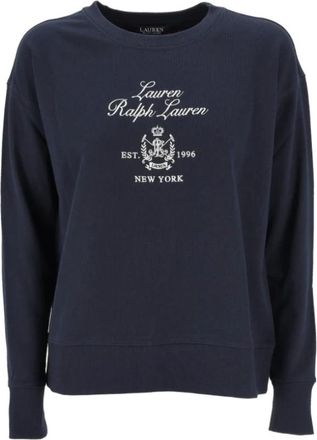 Ralph Lauren Kappy Long Sleeve Sweatshirt - Dames - Sweatshirts - Blauw - L - Katoen - Hoodies & sweatvesten