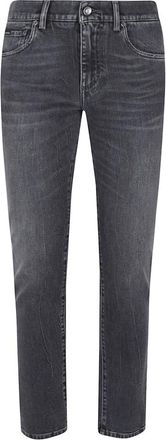 Dolce & Gabbana Slim-fit Jeans, male, Gray, Size: S Denim Trousers