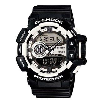 Casio G-Shock Analog-Digital Black White GA-400-1A