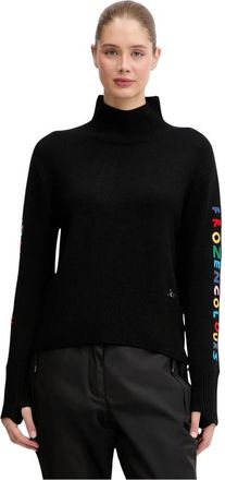 Rossignol JCC Sweater - Dames - Sportshirts - Zwart - XS - Wol - Fitness