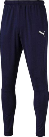 Puma Tapered trainingsbroek voor heren uit de Liga-collectie (Peacoat/Wit)