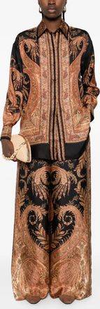 Zimmermann Womens Paisley-Print Shirt Aw25 W