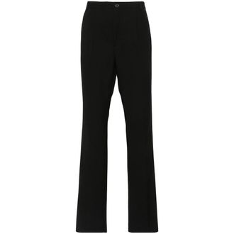 Saint Laurent Grain De Poudre Straight Trousers
