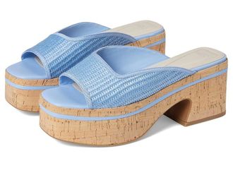 Franco Sarto Fernanda Womens Wedge Shoes Denim Blue : 8 M