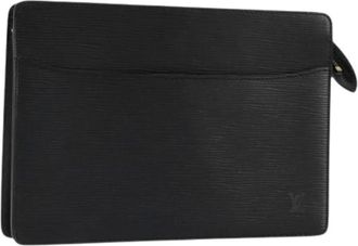Louis Vuitton Pre-owned Clutches, female, Black, Size: ONE SIZE Pre-owned Epi Leather Clutch
