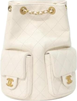Chanel Mochila Pre-owned - Pre-owned - Mujer - Blanco - ONE SIZE