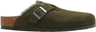 Birkenstock Boston Shearling Adjustable Buckle Sandals