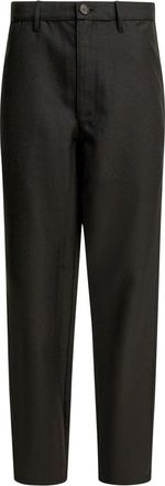 Comme Des Gar&ccedil;ons Geweven Broek - Heren - Slim Fit Broeken - Zwart - L - Wol - Broeken