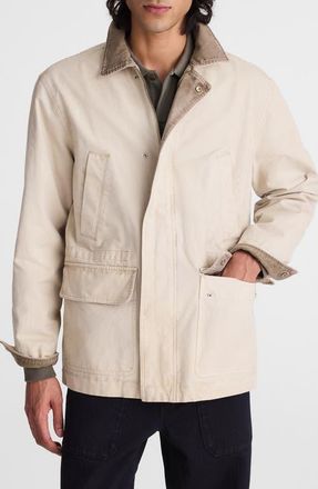 Madewell Canvas Field Jacket in Sunfaded Sage at Nordstrom, Size Xx-Large
