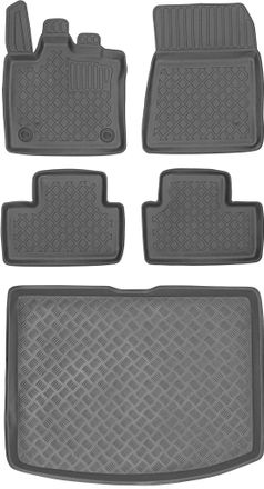 OEM Renault Captur Ii Crossover Set 2020 - Alfombrillas Para Coche + Alfombrilla Para Maletero