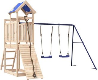 vidaXL Parque Infantil De Exterior De Madera Maciza De Pino Vidaxl