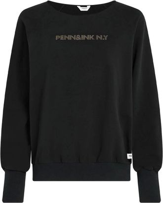 Penn & Ink Penn&Ink N.y, Dames, Sweatshirts & Hoodies, Zwart, Maat: S