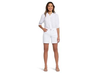 NYDJ Frankie Relaxed Denim Womens Jumpsuit & Rompers One Piece Optic White : 12, Cotton/Elastane/Polyester