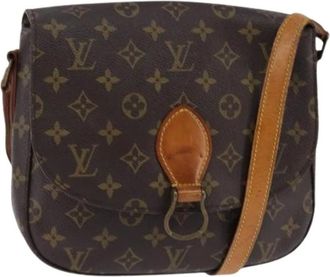 Louis Vuitton Pre-owned Cross Body Bags, female, Brown, Size: ONE SIZE Pre-owned Vintage Canvas Cross Body Bag