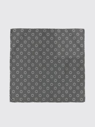 Brunello Cucinelli Silk Pocket Square with Geometric Print