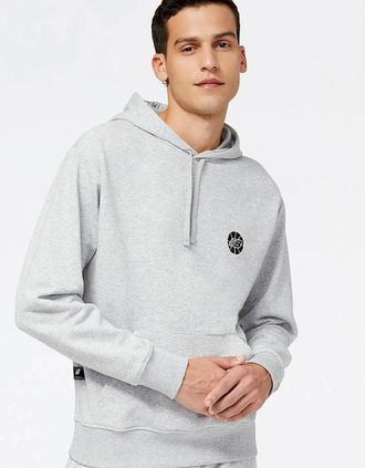 New Balance Mens New Balance Hoops Fundamental Hoodie - Grey - Size: 40