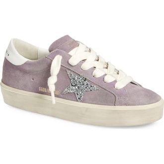 Golden Goose Hi Star Platform Sneaker in Lilac/Silver/White at Nordstrom, Size 8Us