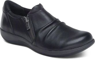 Aetrex Womens Katie Loafer - Wide Width In Black