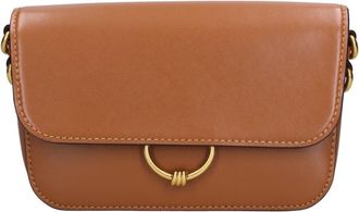 Gianni Chiarini Meg Crossbody Tas - Dames - Schoudertassen - Bruin - ONE Size - Leer - Tassen
