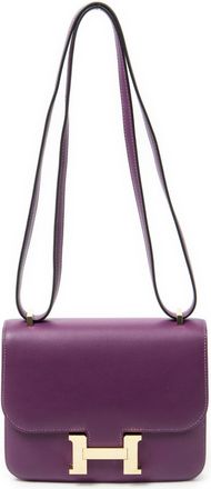 Herm&egrave;s Pre-owned Womens Constance 18 Shoulder bag - Purple - One Size