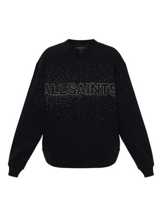 AllSaints Sprinkle sweater met logo - Zwart