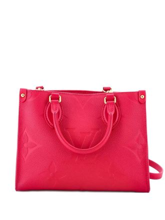 Louis Vuitton OnTheGo Tote Monogram Empreinte Giant PM shoulder bag - Rosa