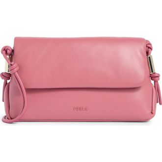 Furla Elettra Leather Crossbody Bag in Blush Pink at Nordstrom Rack