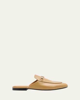 Gucci Princetown Leather Mules