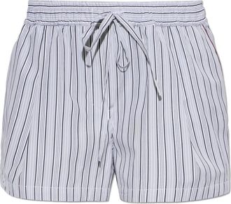 Dolce & Gabbana Striped Shorts - Dames - Bermuda - Blauw - XS - Korte Broeken