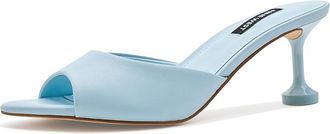 Nine West Dabby Womens Dress Sandals Light Blue : 7.5 M, Faux Leather